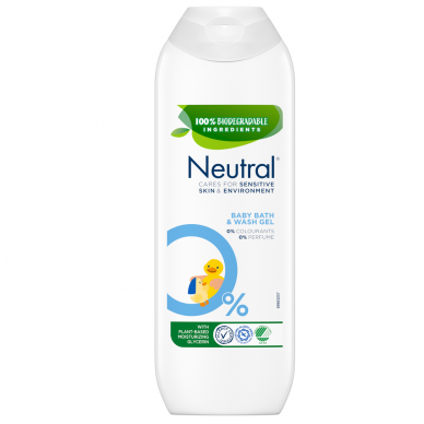 NEUTRAL BABY prausimosi želė vaikams, 250ml