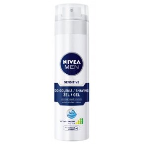 NIVEA MEN skutimosi želė jautriai odai "Sensitive", 200ml