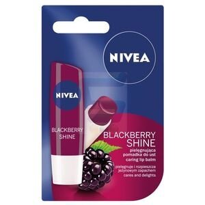 NIVEA FRUITY SHINE Kremas lūpoms BLACKBERRY, 4,8g