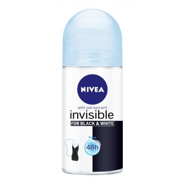 NIVEA rutulinis dezodorantas moterims "B&W Pure", 50ml
