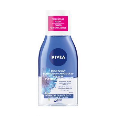 NIVEA DAILY ESSENTIALS dvigubo poveikio akių makiažo valiklis, 125ml