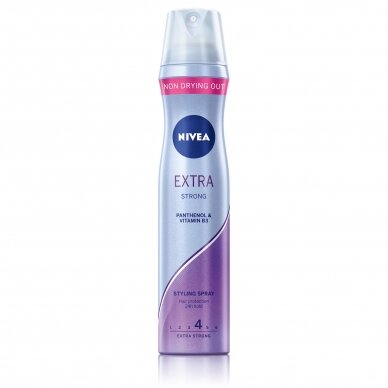 NIVEA EXTRA STRONG stiprios fiksacijos plaukų lakas, 250ml