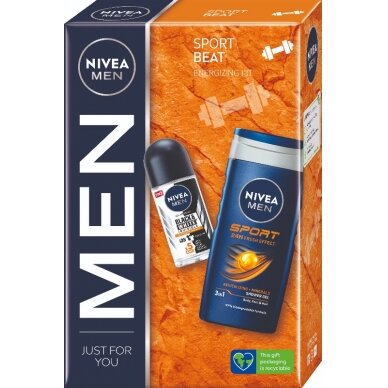 NIVEA MEN SPORT BEAT dovanų  rinkinys