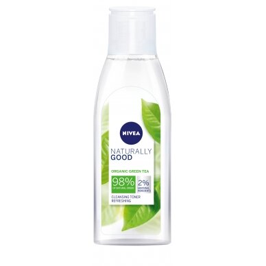 NIVEA NATURALLY GOOD tonikas su žaliąja arbata, 200 ml