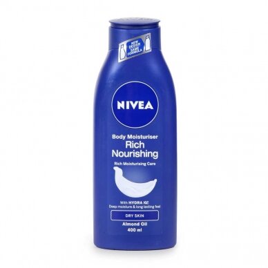 NIVEA kūno pienelis sausai odai "Rich Nourishing", 400ml