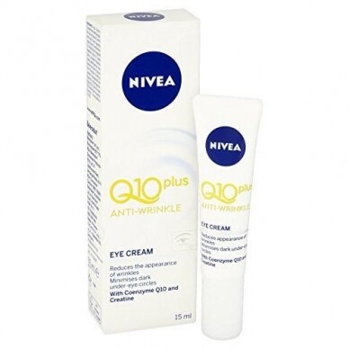 NIVEA Q10+ kremas nuo raukšlių paakiams, 15ml