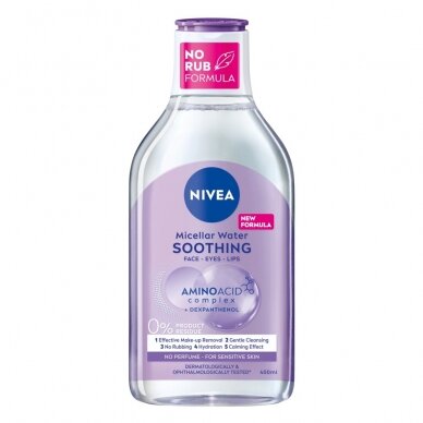 NIVEA SENSITIVE CARING micelinis vanduo jautriai odai, 400ml