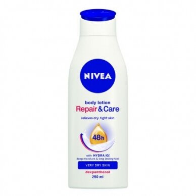 NIVEA kūno losjonas ypač sausai odai "Repair & Care", 250ml