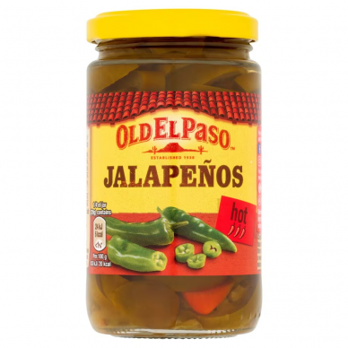 OLD EL PASO pjaustytos uoginės paprikos, 215g