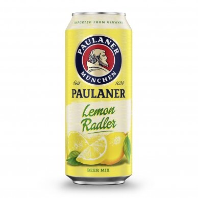 PAULANER Lemon Radler skardinėje 2,5% 0,5l