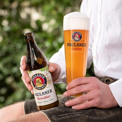 PAULANER WEISBIER NATURTRUB kvietinis alus 5,5% 0,5l 1