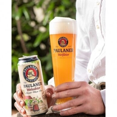 PAULANER WEISBIER NATURTRUB kvietinis alus 5,5% 0,5l 1