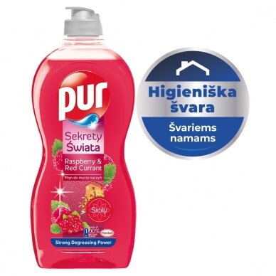 PUR POWER indų ploviklis "Raspberry", 450ml