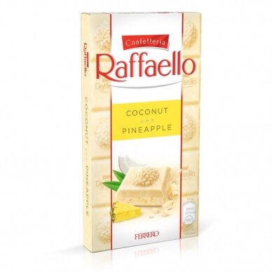 RAFFAELLO baltas šokoladas su ananas. skon įdaru 90g