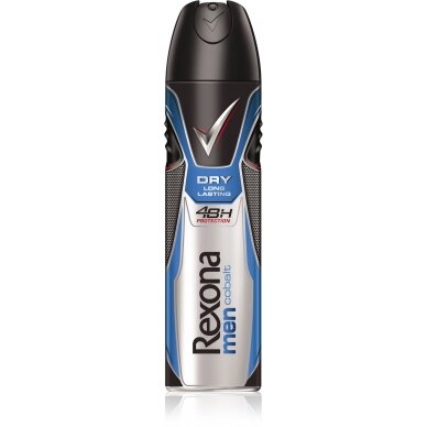 REXONA MEN purškiamas dezodorantas vyrams "Cobalt", 150 ml