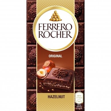 ROCHER pieniškas šokoladas, 90g