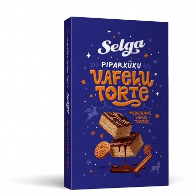 SELGA imbierinis vaflinis tortas, 300g