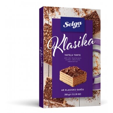 SELGA vaflinis tortas Klasika , 350g