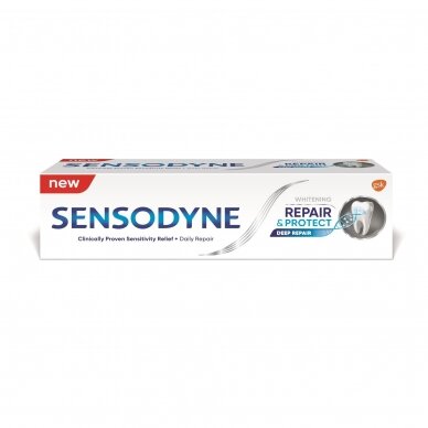 SENSODYNE dantų pasta "Repair & Protect Whitening", 75ml