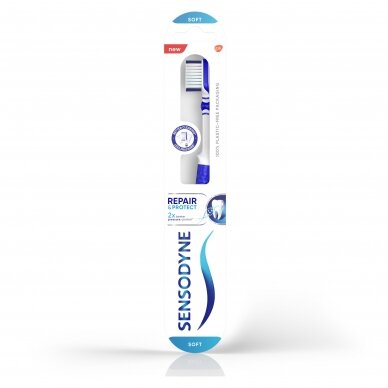 SENSODYNE dantų šepetėlis "Repair&Protect" (minkštas)