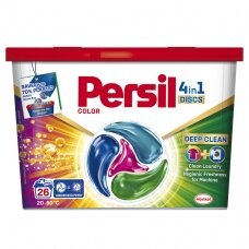 Skalbimo kapsulės "PERSIL DISCS Color", 26 skalbimai