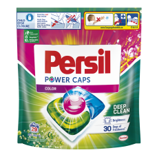 Skalbimo kapsulės "PERSIL POWER CAPS Color" 29 sk. (Doypack)