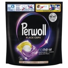 Skalbimo kapsulės "PERWOLL Black Caps" 35 skalbimai (Doypack)