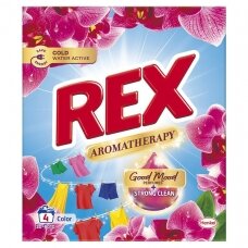 Skalbimo milteliai "REX AROMATHERAPY Color" 4 skalbimai