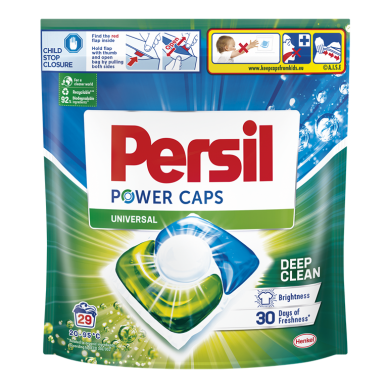 Skalbimo kapsulės "PERSIL POWER CAPS Universal" 29 sk. (Doypack)