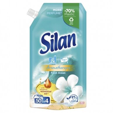 Skalbinių minkštiklis "SILAN Aromatherapy Fresh Ocean (Doy)" 594ml (54WL)