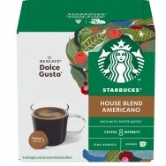 STARBUCKS kapsulės DOLCE GUSTO AMERICANO House Blend 12 kaps., 102g