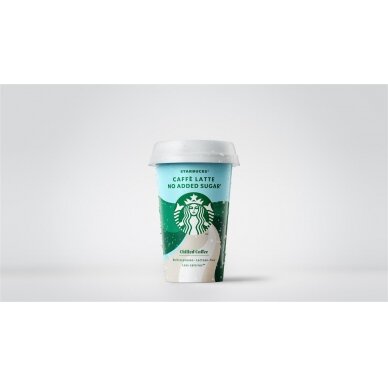 STARBUCKS Caffe Latte, be pridėt. cukraus 220ml