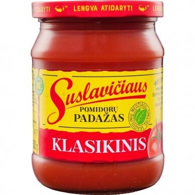 SUSLAVIČIAUS pomidorų padažas "Klasikinis", 500g