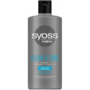 SYOSS MEN Clean & Cool šampūnas, 440ml