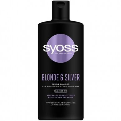 SYOSS Blonde & Silver šampūnas, 440ml 1