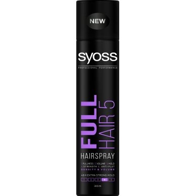 SYOSS FULL HAIR 5 plaukų lakas, 300ml