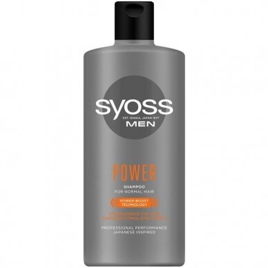 SYOSS MEN Power šampūnas, 440ml 1
