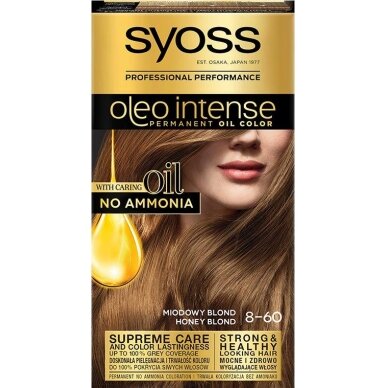 SYOSS OLEO INTENSE, 8-60 "Medaus atspalvio šviesus"