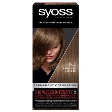 SYOSS plaukų dažai, 6-8 "Dark Blond"