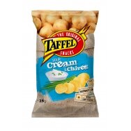 TAFFEL Sourcream & chives bulvių traškučiai, 25 g