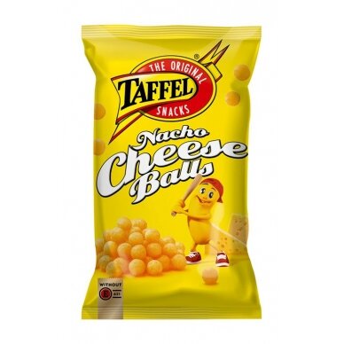 TAFFEL NACHO CHEESE BALLS kukurūzų trašk., 165 g