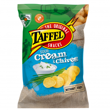 TAFFEL Sourcream&chives Chips 130g*18