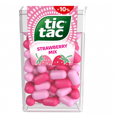 TIC TAC braškių skonio dražė, 54g