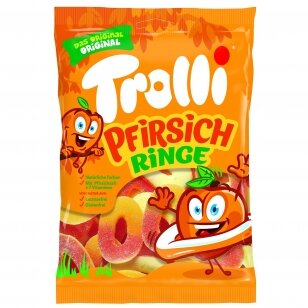 TROLLI guminukai "Persikų ratukai", 200g