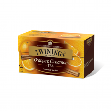 TWININGS Juodoji arbata su cinamonu ir apelsinais  25x2g