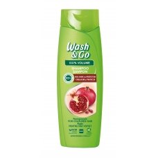 WASH&GO šampūnas dažytiems plaukams su granatų ekst., 360ml