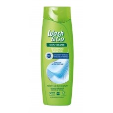 WASH&GO šampūnas nuo pleiskanų sausiems plaukams, 360 ml